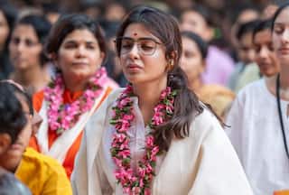 Inside Samantha Ruth Prabhu's Meditation Session in Coimbatore - See Photos