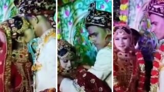 Dulha Dulhan Ka Video: सबके सामने दुल्हन ने कर लिया किस, शर्म से पानी-पानी हो गया दूल्हा- देखें वीडियो
