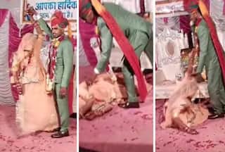 Dulhan Ka Video: घूमर गाने पर दुल्हन को इतना घुमाया, स्टेज पर ही बेहोश हो गई बेचारी | देखें वीडियो