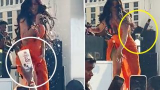 Angry Cardi B Throws Mic at Fan Who Splashed Drink at Her During Live Concert- WATCH