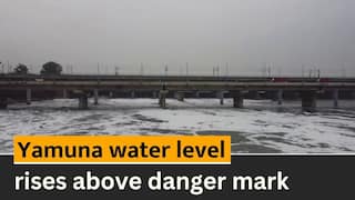 Delhi Flood Update: Yamuna Water Level Rises Above Danger Mark, Drone Visuals of River Yamuna - Watch Video