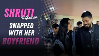 Shruti Haasan Sets The Runway Ablaze With Her Boyfriend In Stylish Airport Look!