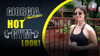Giorgia Andriani Flaunts Toned Physique In Black Sports Outfit | Watch Video.