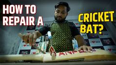 Cricket Bat Repair: Watch How To Repair Cricket Bat | Badly Broken Bat Repair Video