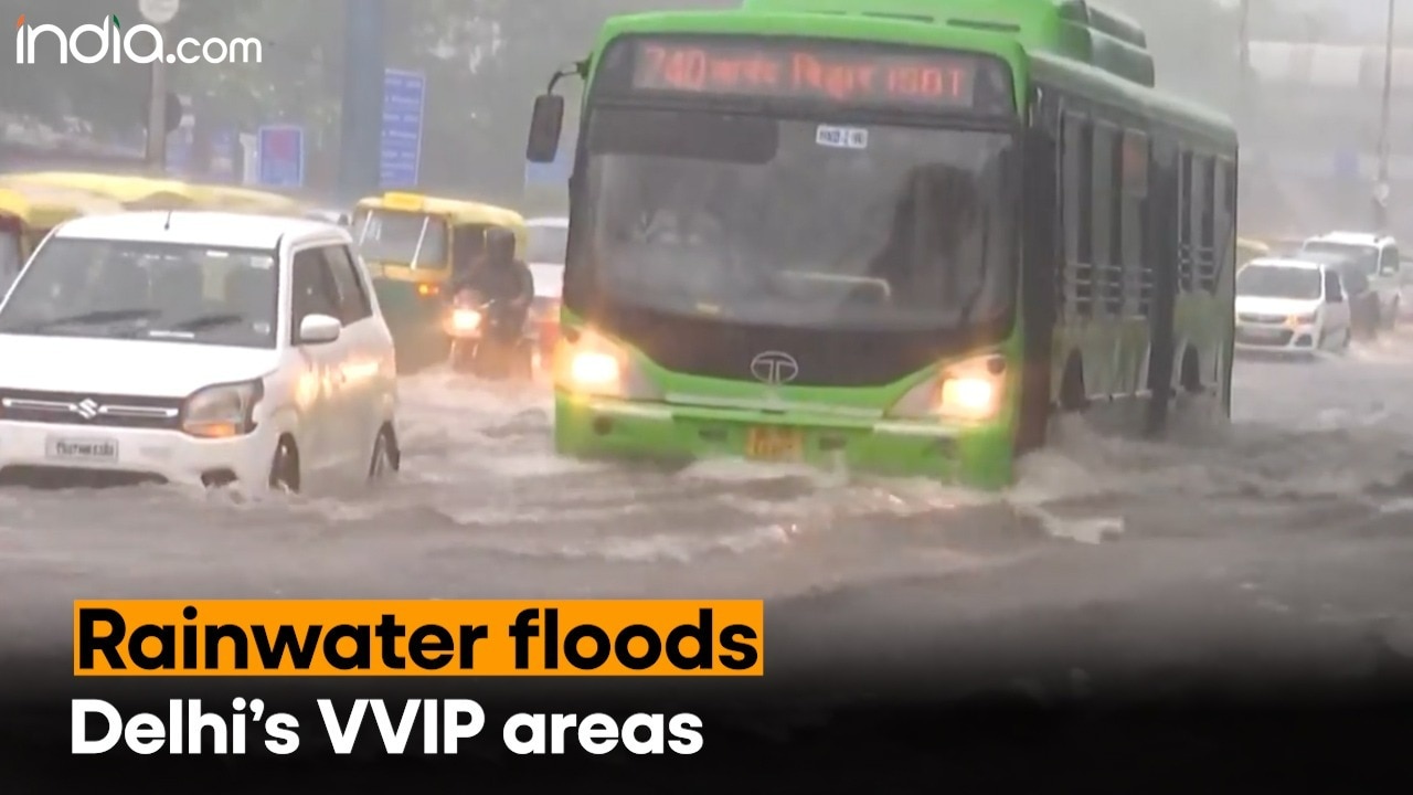Delhi Weather Updates: Diplomatic and VIP areas get flooded | Visuals