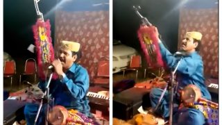 'Best Singer': Watch Folk Artist Performs With AK-47, Fires Multiple Rounds; Leaves Internet Stunned