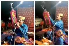 'Best Singer': Watch Folk Artist Performs With AK-47, Fires Multiple Rounds; Leaves Internet Stunned