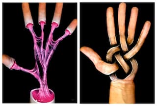Wait...A Zombie Hand? Artist's Mind-Blowing Illusion Artwork Stuns And Terrifies Internet | Watch