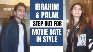 Palak Tiwari And Ibrahim Ali Khan Step Out For a Move Date, The Rumored Couple Twin In Black - WATCH