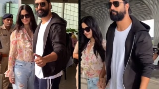 Watch: Katrina Kaif Flies Out For Vacay with Hubby Vicky Kaushal Ahead Of Her Birthday