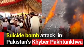 Pakistan Blast: Suicide Bomb Blast During Political Rally In Pak's Khyber Pakhtunkhwa Kills 50, More Than 150 Injured - Watch Video