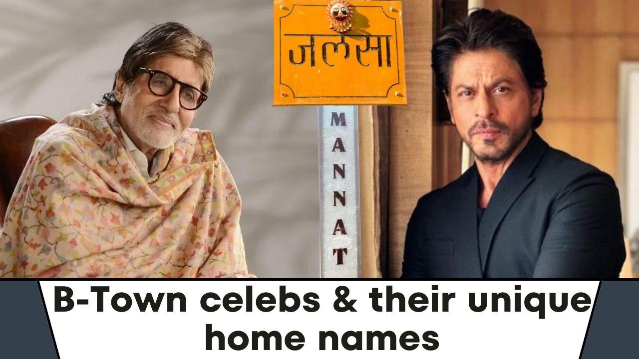 SRK's Mannat To Shilpa Shetty's Kinara: Bollywood Actors With Unique Home Names - Watch Video