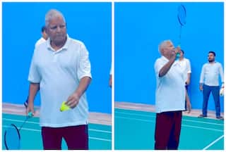 Watch: Lalu Yadav Plays Badminton Months After Kidney Transplant, Video Goes Viral