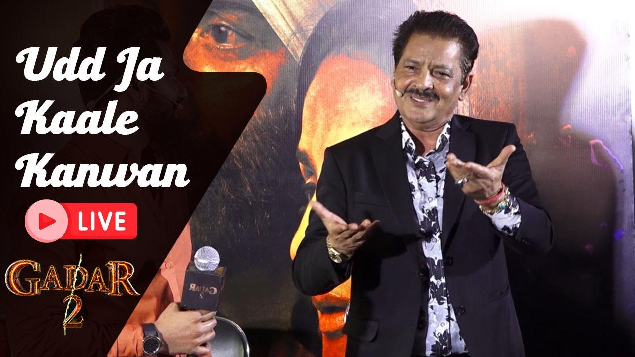 Gadar 2: Udit Narayan Sings LIVE Udd Ja Kaale Kanwan, Watch The Unplugged Version
