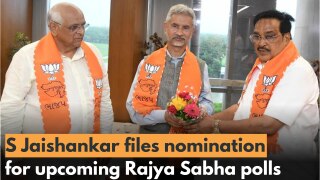 Gujarat: EAM S Jaishankar files nomination from Gandhinagar for upcoming Rajya Sabha polls