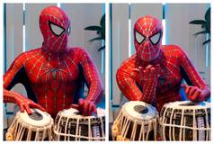 'Spiderman Into Tablaverse': Our Friendly Neighbourhood Superhero Turns Into    Ustaad    | Watch