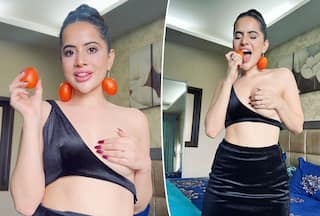 Urfi Javed Opts For Tomatoes as Earrings in Bold Viral Video, Watch