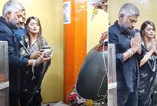 Vivek Agnihotri-Pallavi Joshi Seek Lord Shiva's Blessings at Holy Shankaracharya Temple