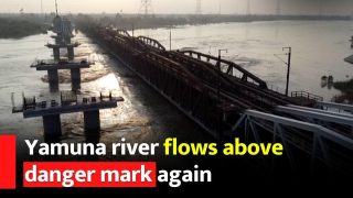 Delhi Floods: Yamuna River Flows Above Danger Dark At 206.56 Meters, Watch Scary Visuals