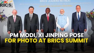 No Handshake, No Smiles: PM Modi, Chinese President Xi Jinping Share Stage At BRICS Summit