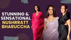 Nushrratt Bharuccha: सिर्फ Bikini में ही नहीं बल्कि साड़ी में भी कहर ढ़ातीं हैं नुसरत | Watch Video