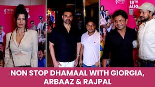 Non Stop Dhamaal के Premiere पर गर्लफ्रेंड संग पहुंचे Arbaaz | Watch Video