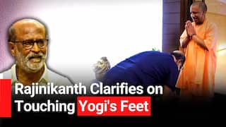 It's my habit to touch feet of yogis or sanyasis      : Rajinikanth on touching UP CM Adityanath   s feet