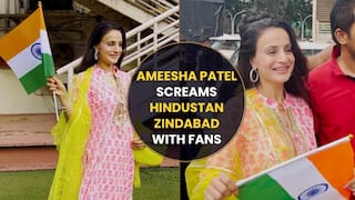Gadar 2 की सकीना ने लगाए हिंदुस्तान जिंदाबाद के नारे, फैंस हुए बेकरार | Watch Video