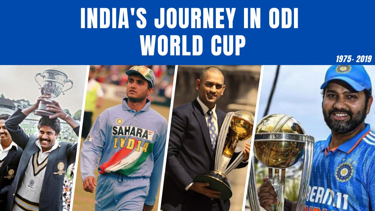 ODI World Cup 2023: From 1975 to 2019, India's ODI World Cup Journey So Far | India Cricket History