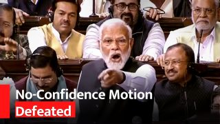 No-Confidence Motion Against NDA government Defeated In Lok Sabha
