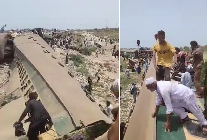 At Least 33 Dead, 100 Injured After Hazara Express Bogies Derail Near Nawabshah In Pakistan