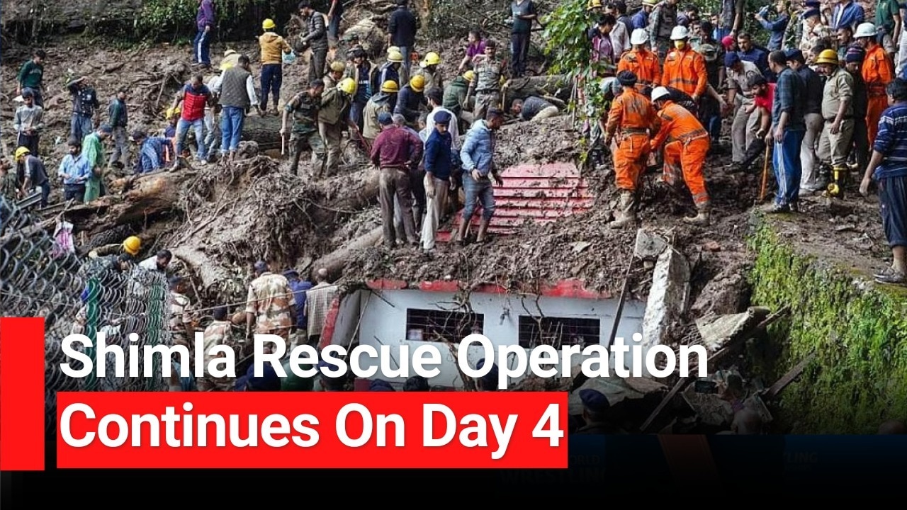 Shimla Landslide: Day 4 Of The Rescue Operations On Shimla's Summer Hill, 14 Bodies Recovered So Far