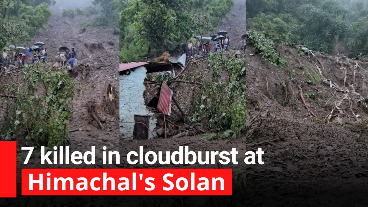 Himachal Pradesh: Cloudburst In Himachal Kills 7, Houses Washed Away - Watch Video