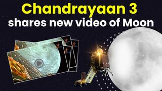 Chandrayaan 3 Shares New Video Of Moon | Moon Video Chandrayaan 3 - WATCH
