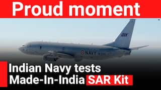 Indian Navy Performs Maiden Test Drop Of Made-in-India SAR Kit - Watch Video