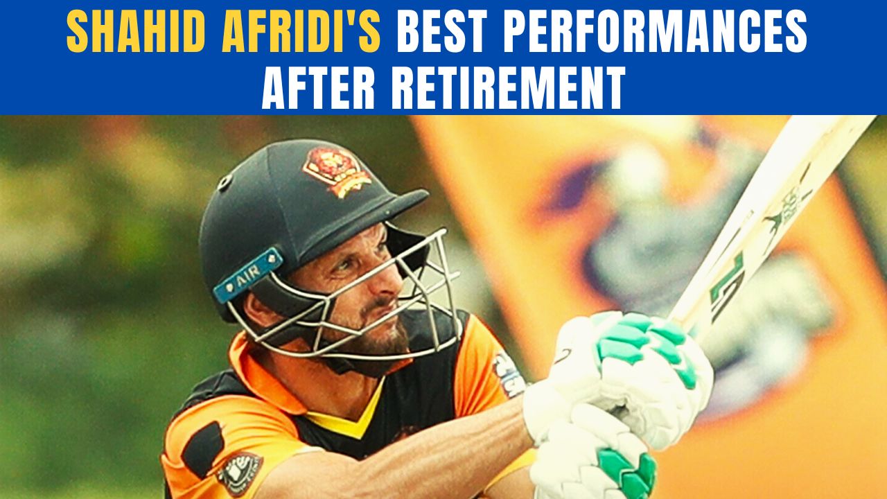 A Look At Shahid Afridi's  Top Class Performances After Retirement
