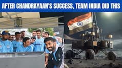 Indian Cricket Team Celebrates The Historic Success Of Chandrayaan 3