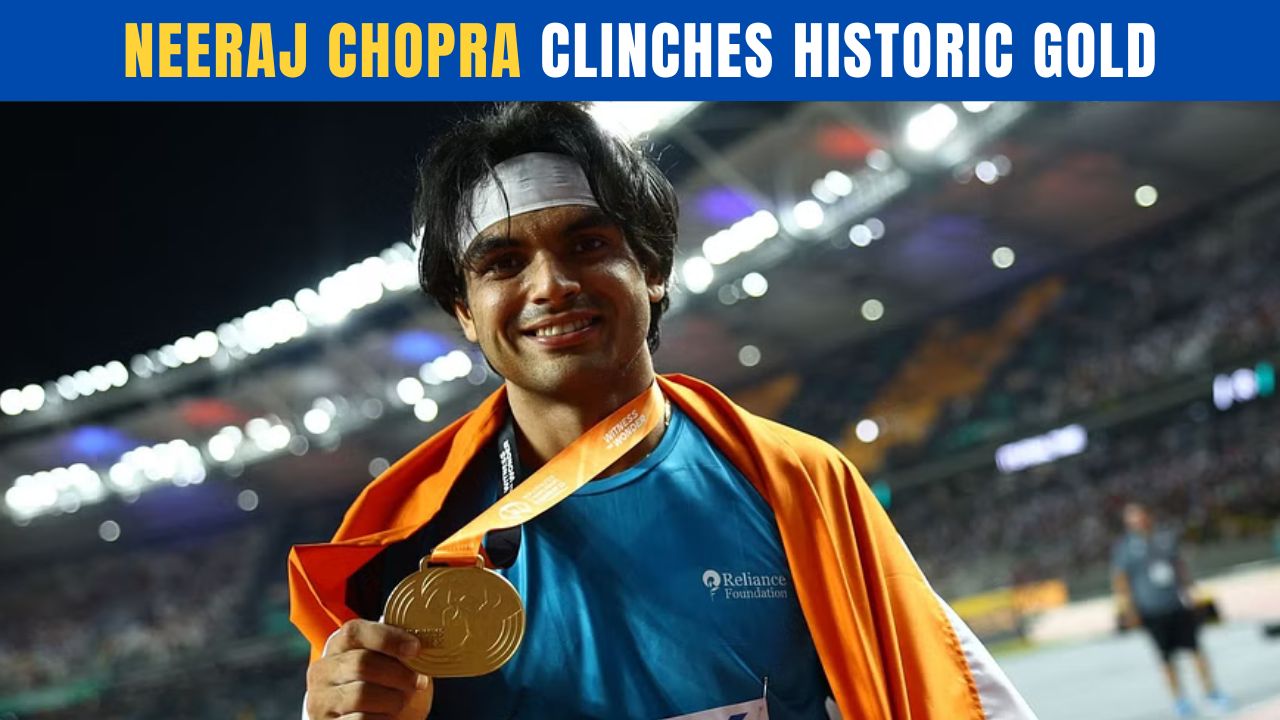Neeraj Chopra Scripts History; Becomes First Indian To Win Gold At World Athletics Championships