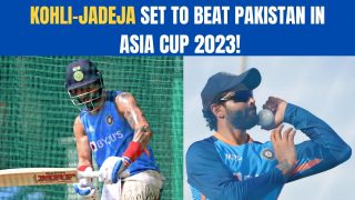Asia Cup 2023 : Virat Kohli And Ravindra Jadeja Batting In The Nets Ahead Of Big Clash Vs Pakistan