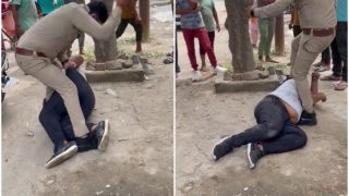 On Camera: Ghaziabad Cop Viciously Assaults Man In Broad Daylight, Video Viral