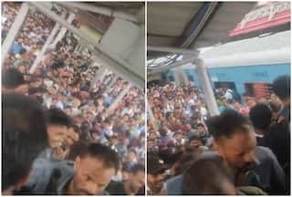 Chaotic Scenes At Patna Junction As 8 Lakh Aspirants Throng Bihar For BPSC Teacher Recruitment Exam, Video Viral | Watch