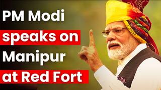 Independence Day 2023: PM Modi Speaks On Manipur Violence, Says, Peace Is The Only Solution Manipur Issue - WATCH