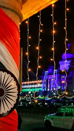 Independence Day: Iconic Buildings Adorned in Hues of Tricolour