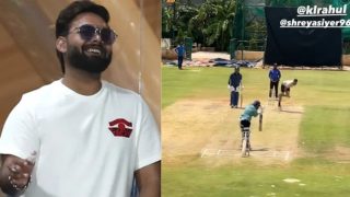 Rishabh Pant Shares Video of Fit Again Shreyas Iyer Batting Ahead of India's Squad Selection For Asia Cup 2023 | WATCH