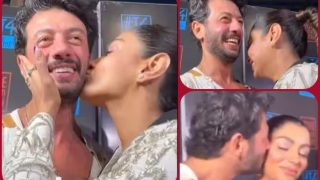 Akanksha Puri और जैद हदीद एक दूसरे को देखकर फिर हुए बेकाबू, सामने आया किसिंग Video