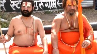 Nuh Shobha Yatra: Seer From Ayodhya Stages Protest After Being Stopped At Sohna Toll Plaza