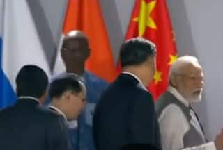 Watch: PM Modi, President Xi Jinping's Brief Interaction At BRICS Summit