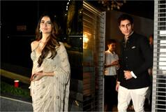 Palak Tiwari Turns Desi Girl, Ibrahim Ali Khan Looks Dapper at Aaliyah Kashyap's Engagement Party - PICS