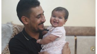 Syrian Baby Born Under Earthquake Rubble Turns 6 Months, Happily Surrounded By Her Adopted Family