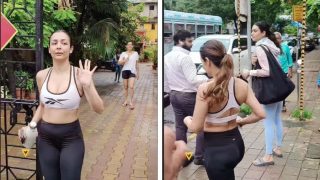 Did Malaika Arora ignore Yogamate Karishma Tanna? Watch Video